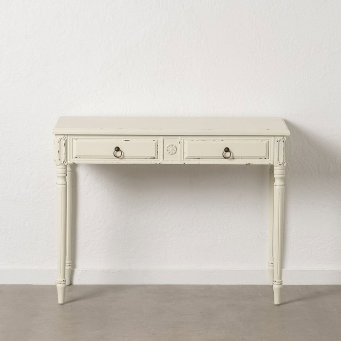 BigBuy Home Meuble d'Entrée Blanc 100 x 45 x 76 cm