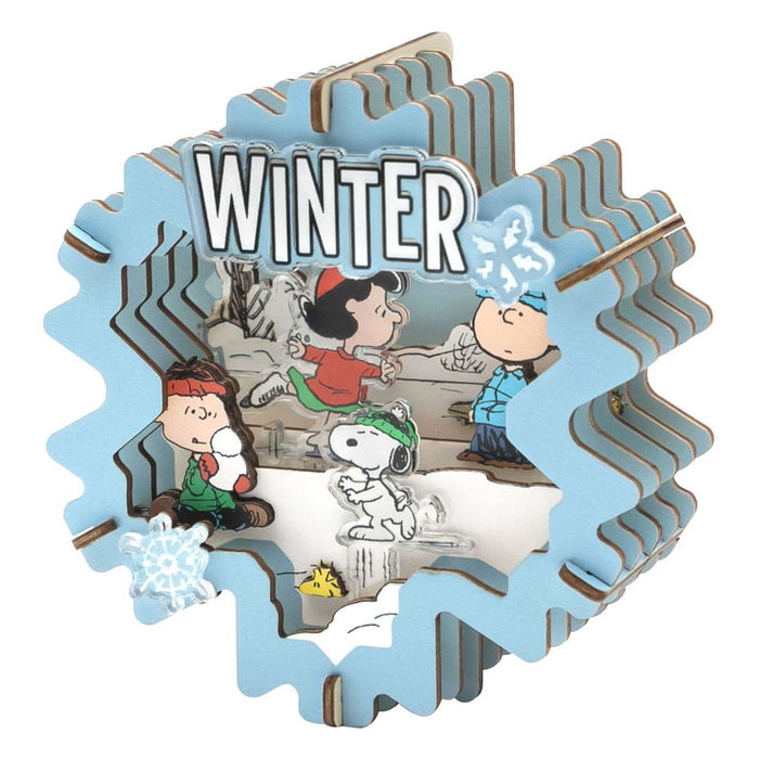 Peanuts Puremind maquette Wooden Theater Winter Wonderland Peanuts Puremind maquette Wooden Theater Winter Wonderland