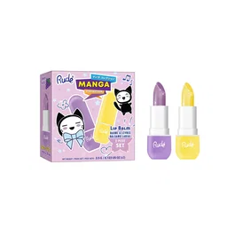 Rude Cosmetics Set de baumes à lèvres hydratants Grape Kiss et Pineapple Kiss