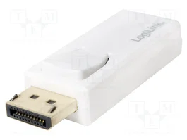 LOGILINK Adaptateur DisplayPort vers HDMI blanc CV0100