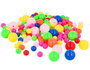 Innspiro Lot de perles rondes en plastique multicolores 500g