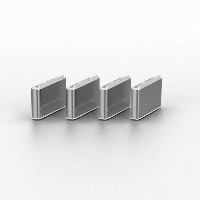 Lindy Bloqueur de port USB Type C, blanc, lot de 10 pièces