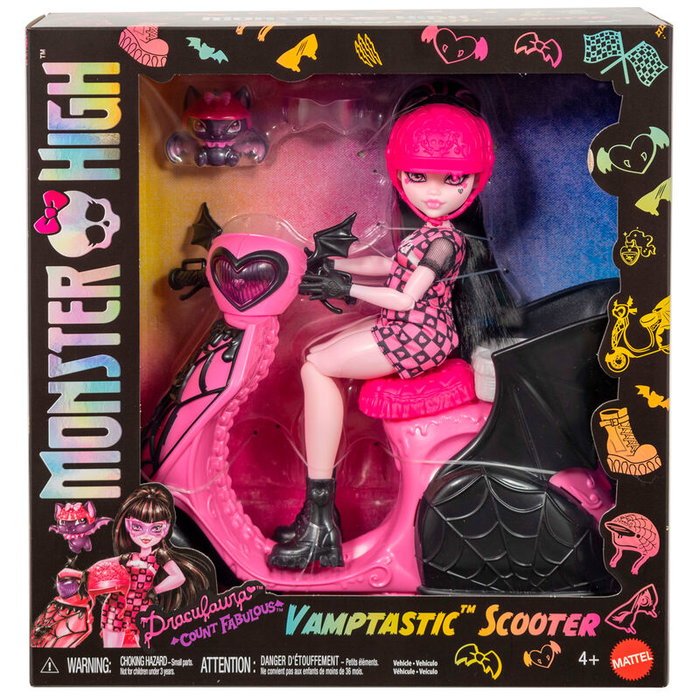 Mattel Monster High Draculaura et son scooter