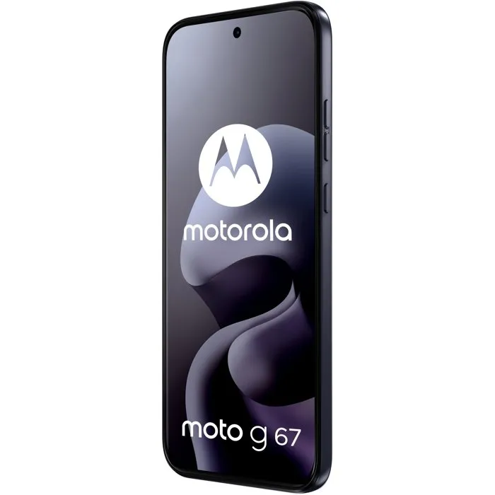 Motorola G67 Smartphone - Écran 6.78" pOLED 120Hz, 256 Go, 4 Go RAM, 50 MP, Gris