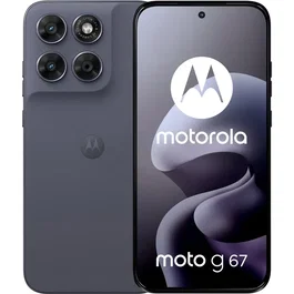 Motorola G67 Smartphone - Écran 6.78" pOLED 120Hz, 256 Go, 4 Go RAM, 50 MP, Gris
