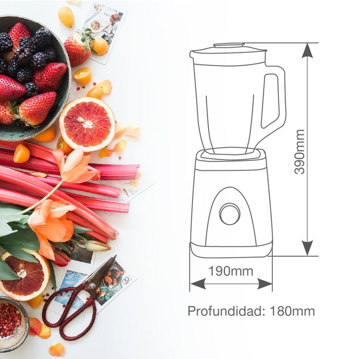 Väline Batidora de vaso Kalimera 1.5L 1000W Väline Batidora de vaso Kalimera 1.5L 1000W