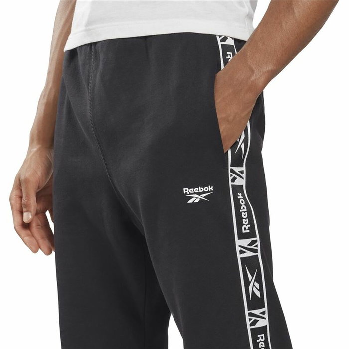 Pantalon de sport long Reebok Ri Tape Noir Pantalon de sport long Reebok Ri Tape Noir