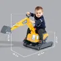 FALK Super Builder Pelleteuse Jouet avec Cabine Rotative 360° et Pelle Articulée - Fabrication Française - Pour Enfants 3 à 7 Ans