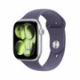 Apple Watch Series 11 GPS - 46mm - Boîtier Silver Aluminium - Bracelet Purple Fog Sport Band - M/L