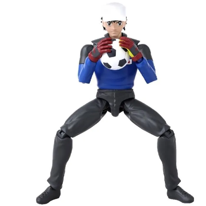 Bandai 37792 Figurine Anime Heroes Captain Tsubasa Genzo Wakabayashi (Thomas Price) - Gardien de but articulé 17 cm