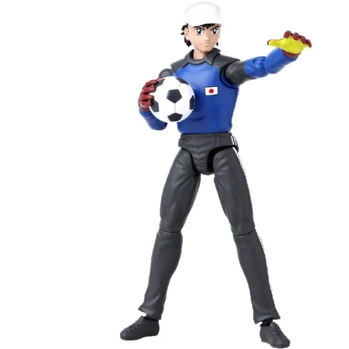 Bandai 37792 Figurine Anime Heroes Captain Tsubasa Genzo Wakabayashi (Thomas Price) - Gardien de but articulé 17 cm
