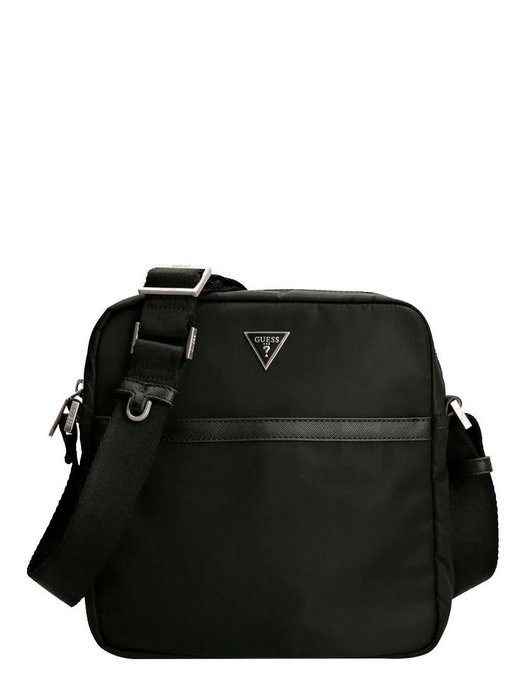 Guess Certosa Sac Bandoulière en Polyuréthane Texturé Noir pour Homme 22 x 5 x 23.5 cm Guess Certosa Sac Bandoulière en Polyuréthane Texturé Noir pour Homme 22 x 5 x 23.5 cm