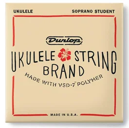 Dunlop Jeu de cordes pour ukulélé soprano Student – calibres .029, .021, .031, .019