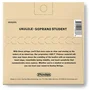 Dunlop Jeu de cordes pour ukulélé soprano Student – calibres .029, .021, .031, .019