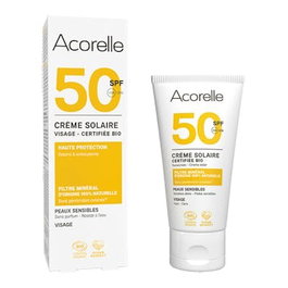 ACORELLE Crème solaire faciale SPF50