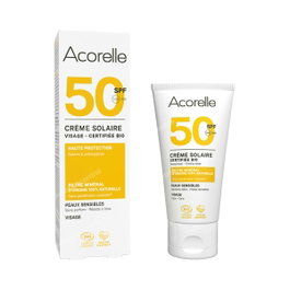 ACORELLE Crème solaire faciale SPF50