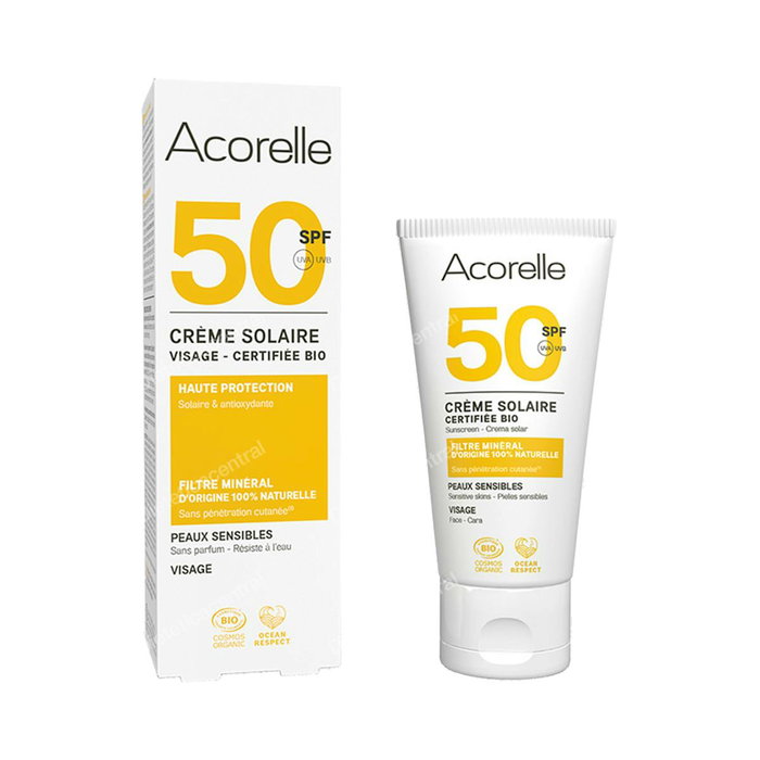 ACORELLE Crème solaire faciale SPF50 ACORELLE Crème solaire faciale SPF50