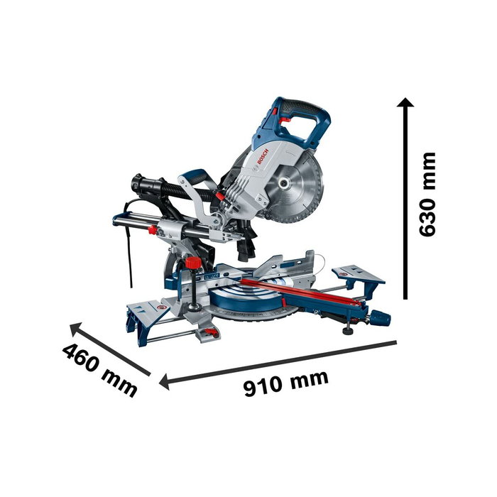 Bosch Professional GCM 8 SJL - Scie à onglets radiale 216 mm 1600 W