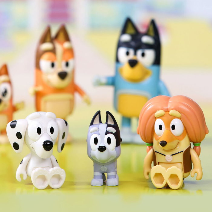Spectron Toys Bluey: Family & Friends Set de 8 figurines