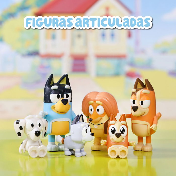 Spectron Toys Bluey: Family & Friends Set de 8 figurines