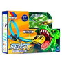 Molto Circuit Dino Piste de jeu pour enfants 107 cm avec 17 pièces - Version en espagnol/anglais