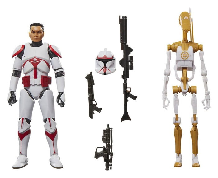 Hasbro Star Wars The Black Series Pack 2 Figurines Phase I Assault Trooper & Battle Droid Officer 15 cm Hasbro Star Wars The Black Series Pack 2 Figurines Phase I Assault Trooper & Battle Droid Officer 15 cm