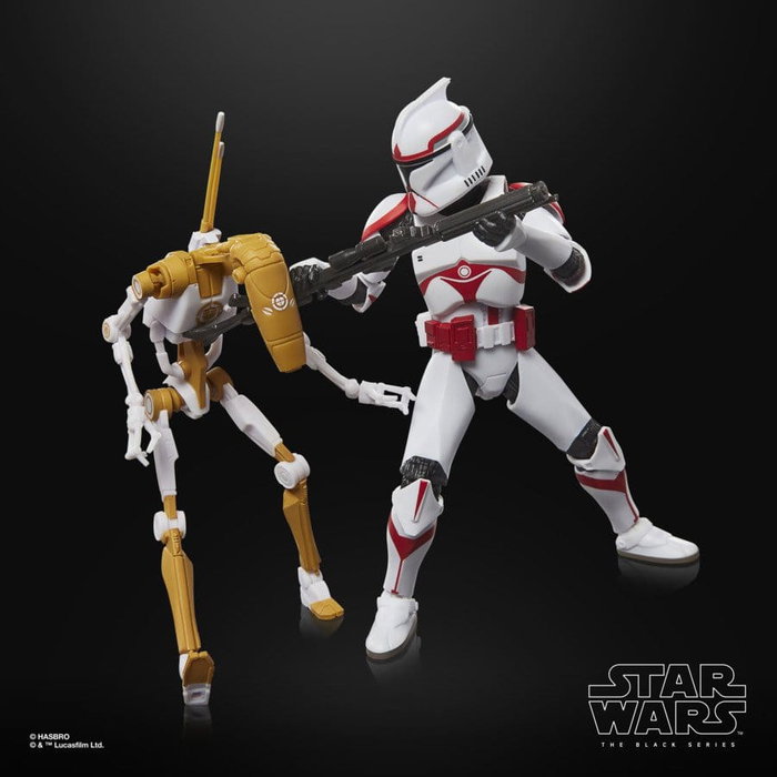 Hasbro Star Wars The Black Series Pack 2 Figurines Phase I Assault Trooper & Battle Droid Officer 15 cm Hasbro Star Wars The Black Series Pack 2 Figurines Phase I Assault Trooper & Battle Droid Officer 15 cm