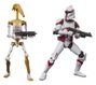 Hasbro Star Wars The Black Series Pack 2 Figurines Phase I Assault Trooper & Battle Droid Officer 15 cm