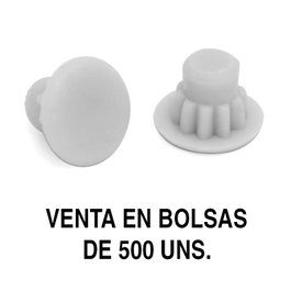 HERRAJES ALK Bouchon de mine 5 mm Gris (Lot de 500)