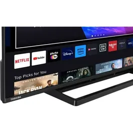 Toshiba 43QV3363DG - Téléviseur QLED 43" (108 cm) Smart TV 4K UHD HDR avec WiFi, 3 ports HDMI