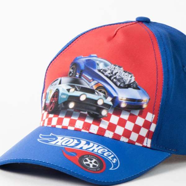 Hot Wheels Casquette pour enfant - 53 cm - modèles assortis - Modèle envoyé aléatoirement - Bleu