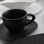 Ensemble de tasses à café Bidasoa Fosil Noir Céramique Alumine 800 ml (12 Unités)