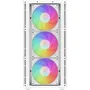 Deepcool CH560 Blanc - Boîtier PC Moyen Tour Compatible E-ATX - Façade Mesh avec 3 Ventilateurs A-RGB 140 mm - Verre Trempé - Connectique Type-C, USB 3.0