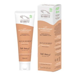 BIARRITZ Lotion Autobronzante Hydratante 150 ml – Corps et Visage – Bronzage Naturel Peau Sensible