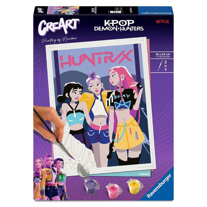 Ravensburger CreArt Kit de peinture par numéros KPop Demon Hunters Huntrix