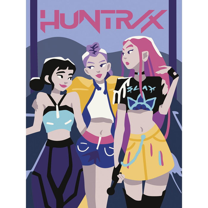 Ravensburger CreArt Kit de peinture par numéros KPop Demon Hunters Huntrix