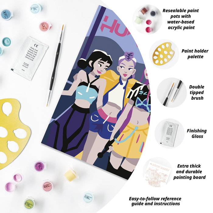 Ravensburger CreArt Kit de peinture par numéros KPop Demon Hunters Huntrix