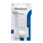 Hantums Pack de 3 perches médianes adhésives blanches 26x43mm