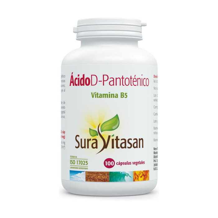 SURA VITASAN Acide D-pantothénique 100 capsules SURA VITASAN Acide D-pantothénique 100 capsules