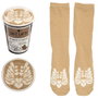 Home Deco Factory Chaussettes de Café DELISOCKS Assorties