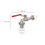 WOLFPACK LINEA PROFESIONAL Grifo Esfera 1 pouce Jardin