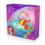 Bestway Piscine Gonflable Parc de Jeux Disney La Petite Sirène 221x193x117 cm +2 Ans Jardin 91097
