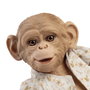 Muñecas Guca Singe Reborn Hawaïen 32 cm Vinyle Réaliste Jouet +6 ans