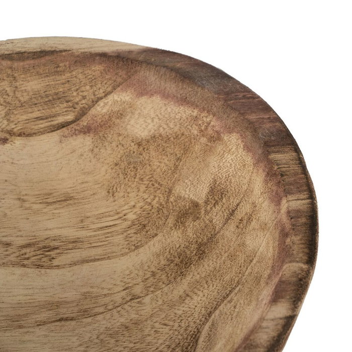 BigBuy Home Centre de Table Beige Bois 32 x 32 x 16 cm BigBuy Home Centre de Table Beige Bois 32 x 32 x 16 cm