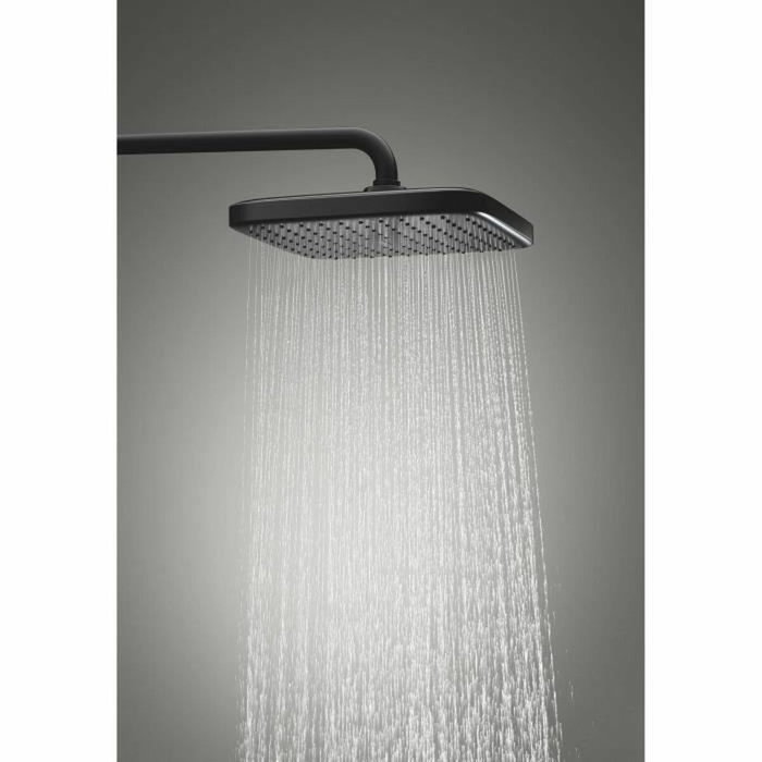GROHE Vitalio Comfort 250 Colonne de douche avec inverseur manuel - Noir Mat