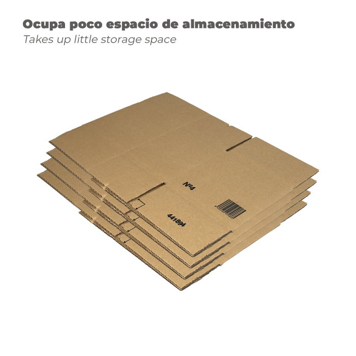 ARTICULOS SIN MARCA PREDETERM Boîte d'emballage anonyme N°4 256 x 155 x 136 mm
