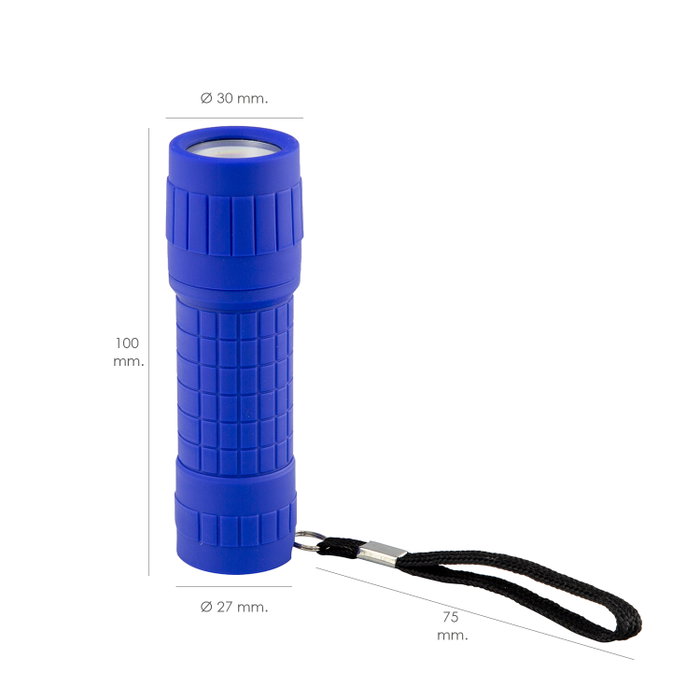 WOLFPACK LINEA PROFESIONAL Lampe torche LED Soft Touch 120 Lumens Couleurs Assorties