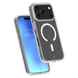 Force Case Coque FC Air Xtrem MagSafe - iPhone 17 Pro - Paillettes - Blanc