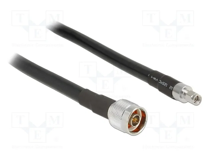 DELOCK Câble coaxial CFD400 N mâle vers RP-SMA mâle, 3m DELOCK Câble coaxial CFD400 N mâle vers RP-SMA mâle, 3m