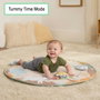 Ingenuity Tapis d'éveil WonderWood pliable avec arche en bois, beige et multicouleur